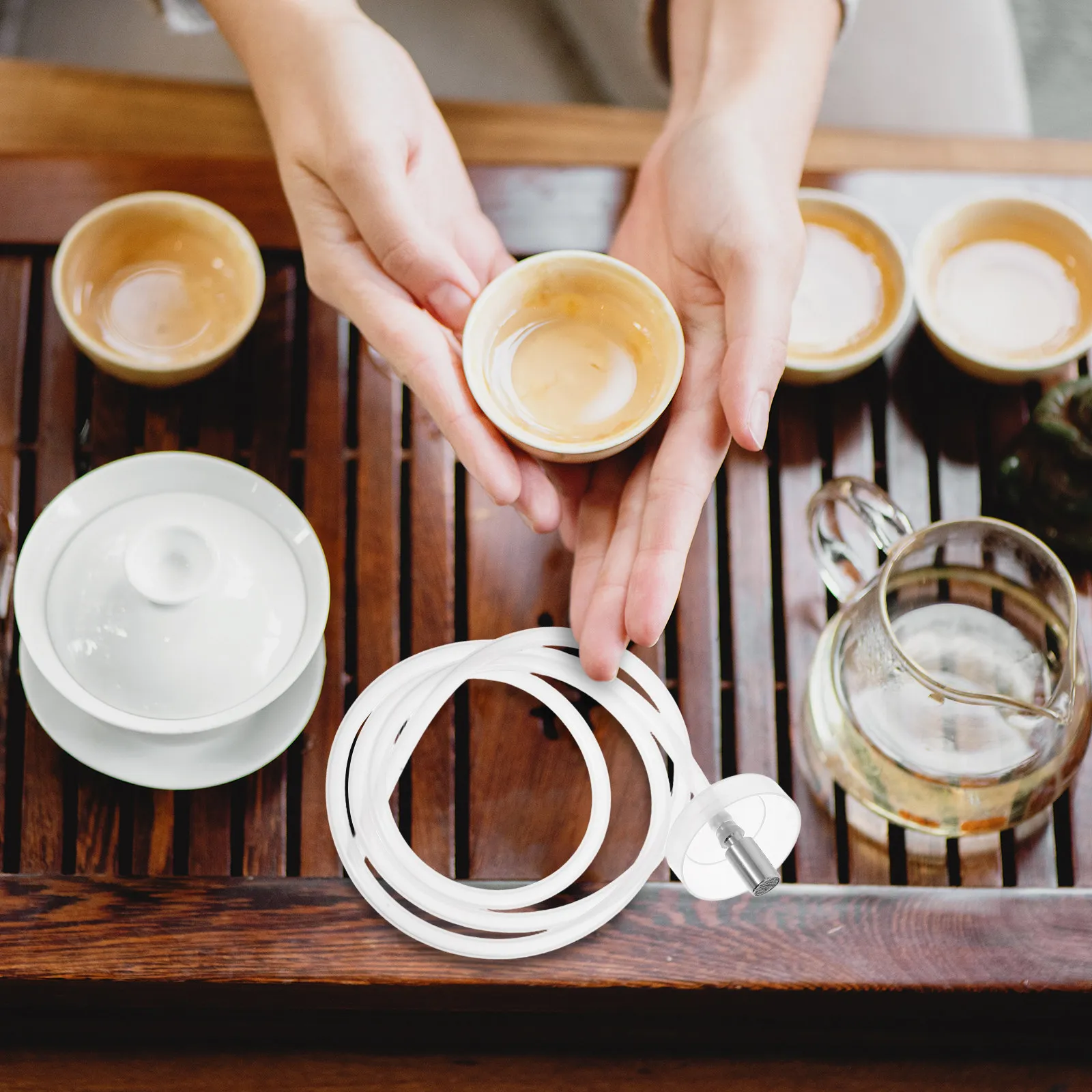 

Гибкий силиконовый шланг для диспенсера воды (1,5 м) из пищевого силикона для автоматического подачи воды из бутылей/галлонов