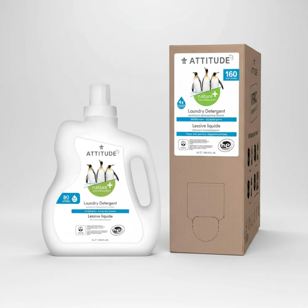 

Plant-Based Laundry Detergent Bundle, Vegan & Cruelty-Free, Gentle for Sensitive Skin, Fresh Wildflowers Scent, 240 Loads Total