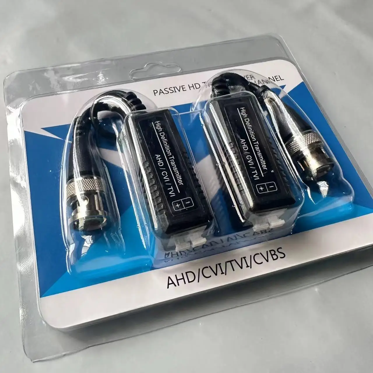 HD CVI/TVI/AHD BNC Video Balun Transceiver For 5MP cctv security camera BNC Cat5 CCTV UTP Passive Video Balun