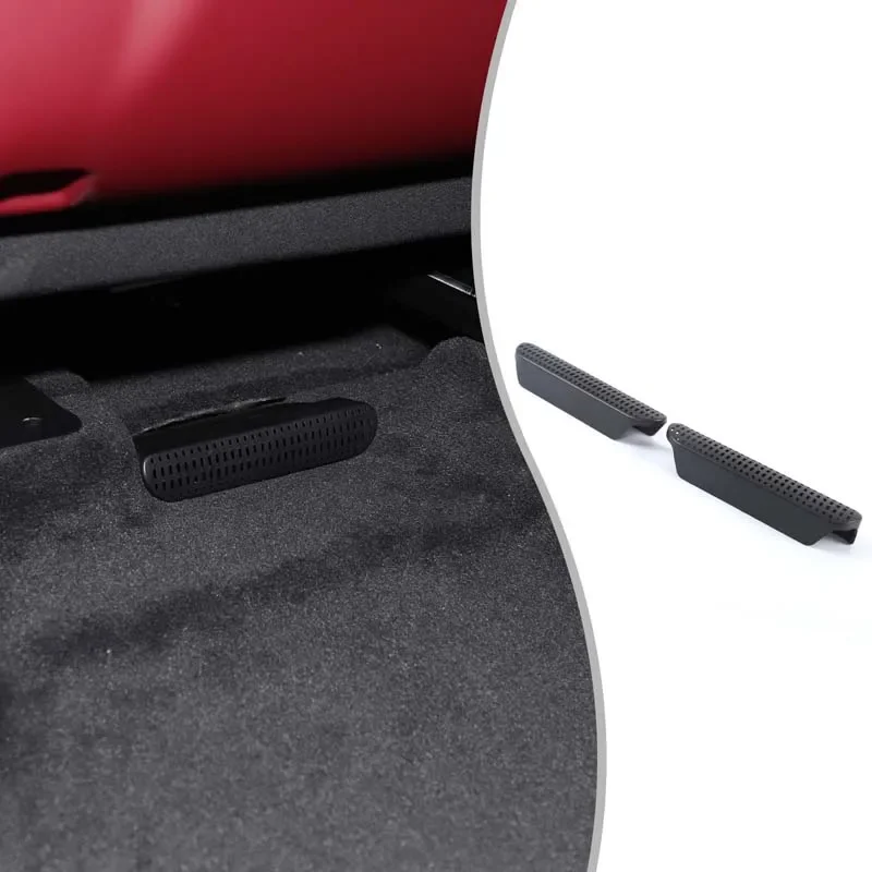 ABS Black For BMW X3 G45 2025 Car styling Car seat air outlet mask decorative sticker Car interior protection accessories