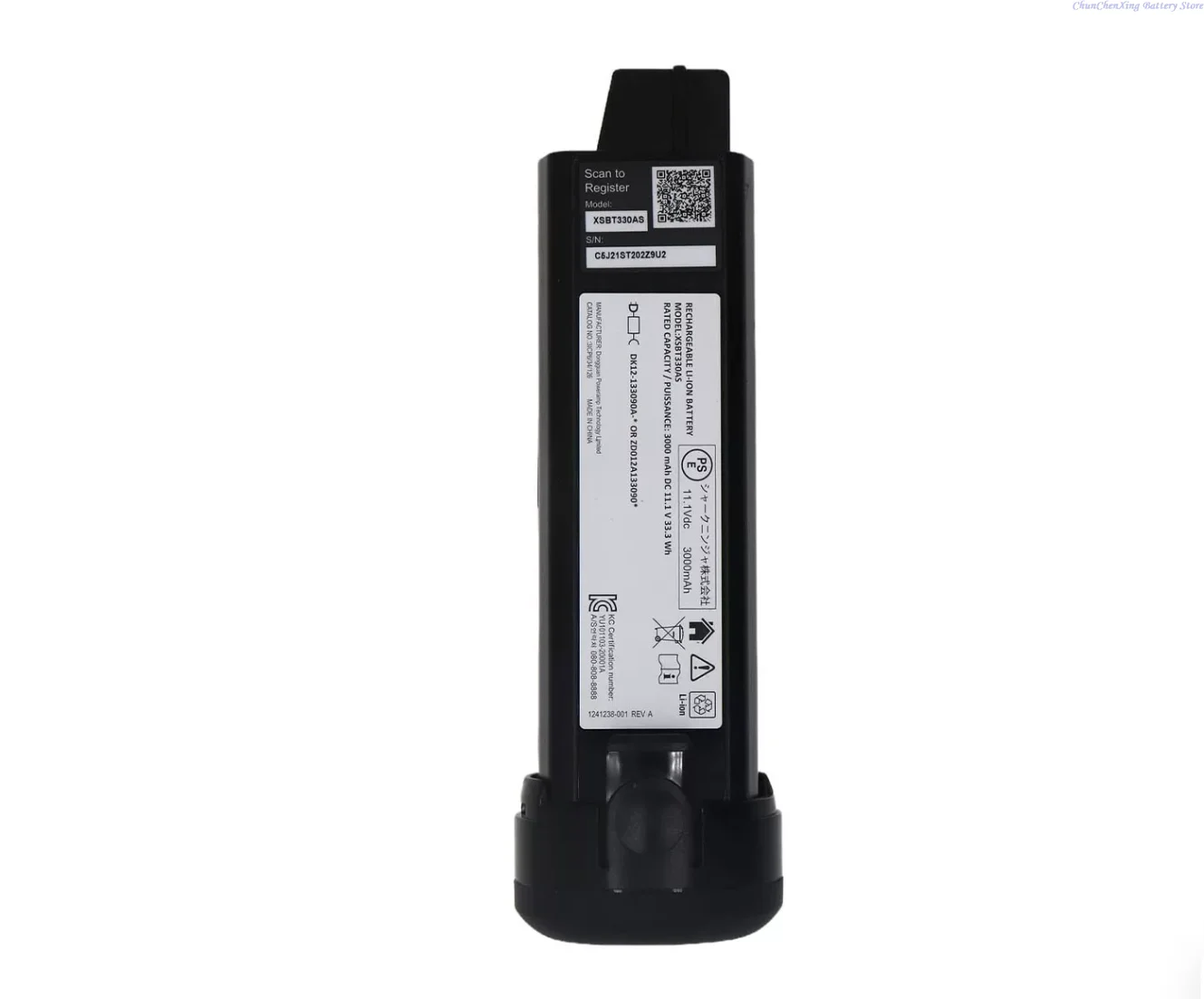 ALLCCX 11.1V 3000mAh Replacement Battery XSBT330AS XSBT330EU for Shark CS501J CS401J CS200J WS632 WS620 WS630 WS631 WS633 WV516J