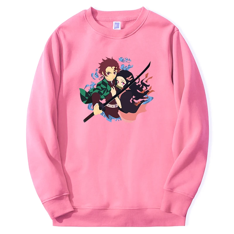 Dämonen töter Anime Hoodies Sweatshirt Männer Tanjirou Figur Mangas 2024 neue Sweatshirts Fleece Harajuku Fleece Kleidung Sportswear