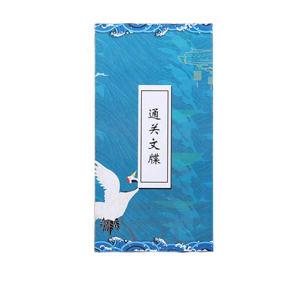 Collect Postmarks Folding Organ Notepad Stamp Edition Chinese Style Diary Notepad Traveler Blank Inner Page Writing Paper