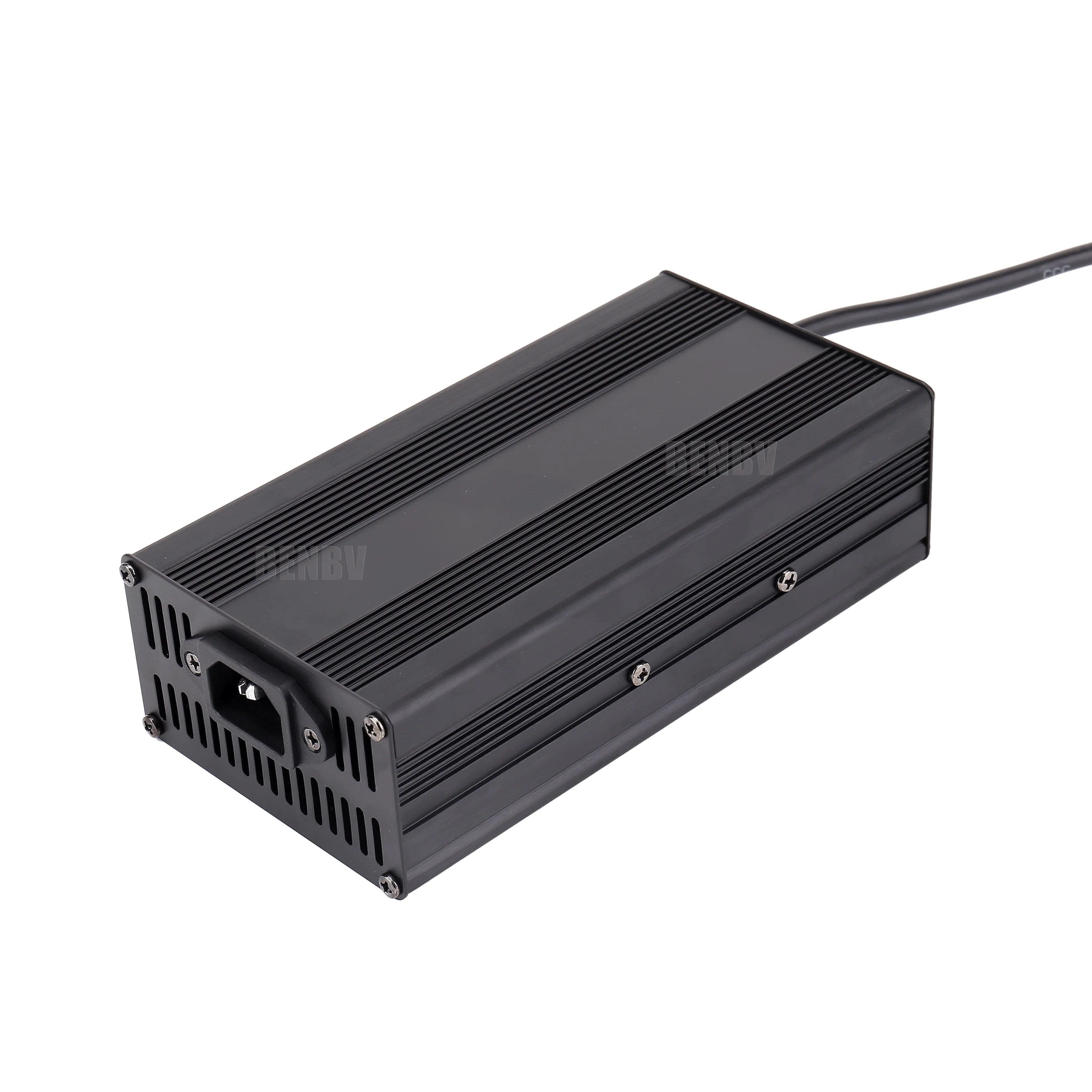 12v20A 24V15A 36V10A 48V8A 60V6A 72V5A Aluminum housing Charger with fan gives good ventilation for boosting battery power