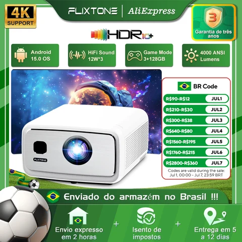 Flixtone D10S Beam 4K Проектор