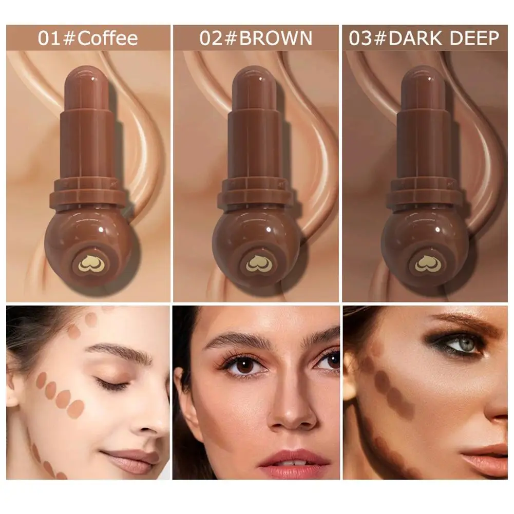 Matter Concealer für die Augen, natürlich leicht, schweißfest, lichtbeständiges Cover-up-Make-up, vielseitig einsetzbar, glatt T1I2