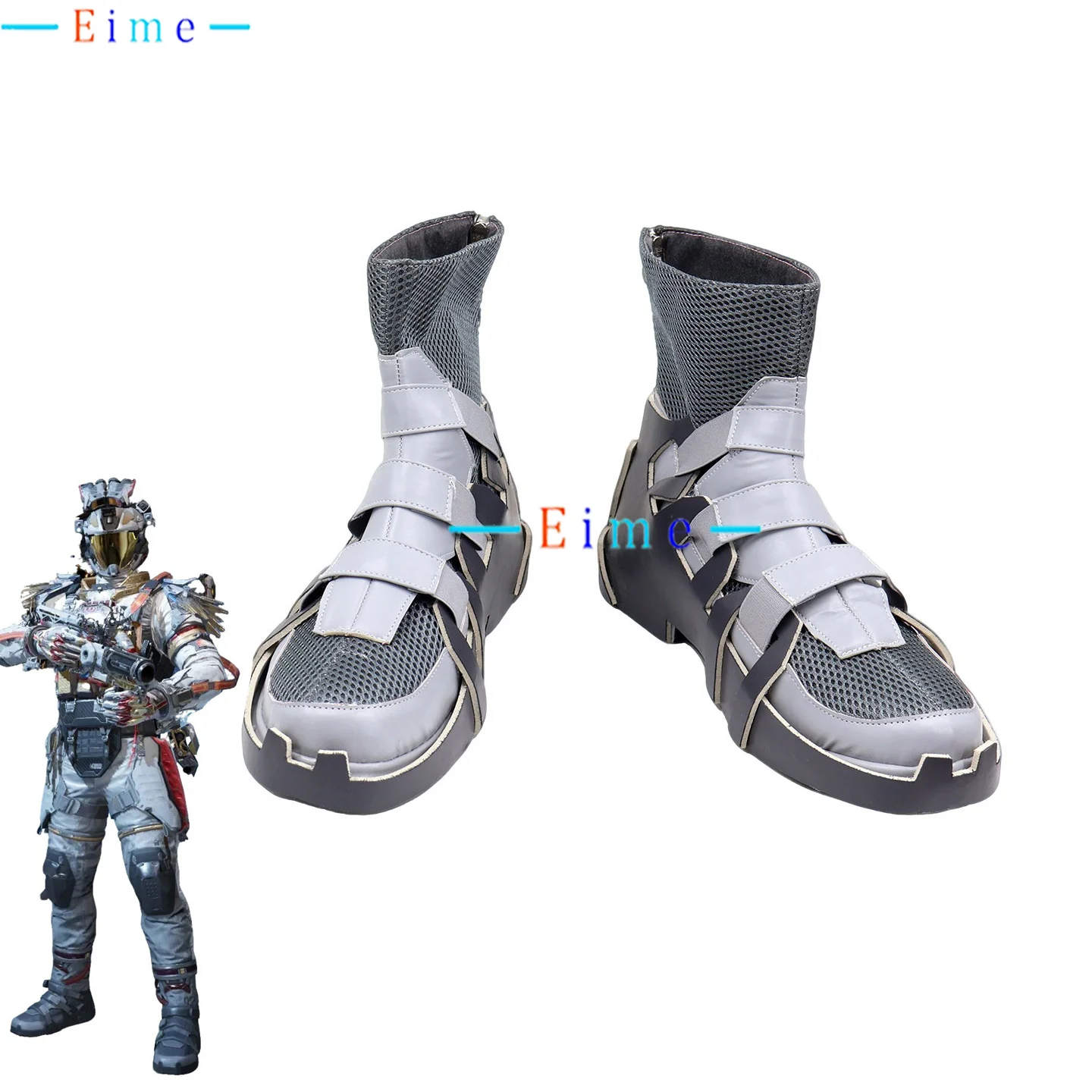 Wang Yuhao Cosplay Shoes PU Leather Shoes Game Delta Force Cosplay Props Accessories Halloween Carnival Boots Custom Made
