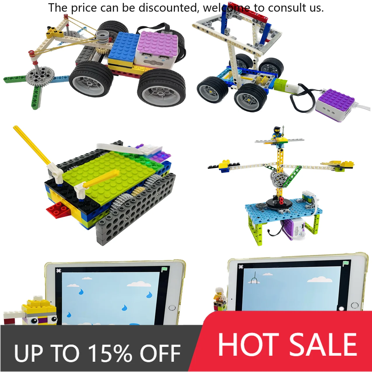 

ICQbot Interactive Coding Robot Set AI Robot DIY Model Toy For Construction Teaching And Building For Ages 5-7 Years