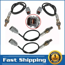 4pcs O2 Oxygen Sensor for Hyundai Tucson 2005-2009 Hyundai Santa Fe 2003-2006 Kia Sportage 2005-2010 Upstream Downstream Sensor