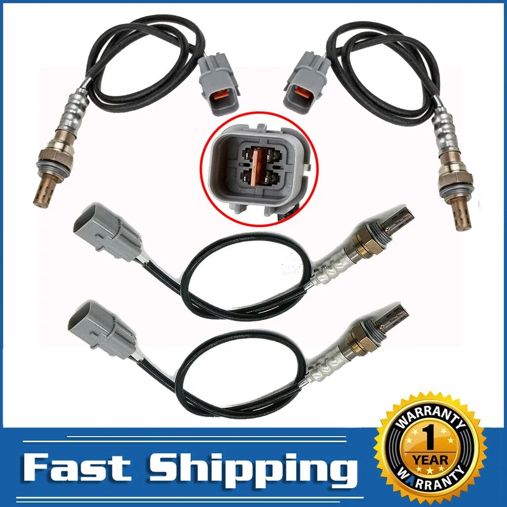 4 szt. Czujnika tlenu O2 dla Hyundai Tucson 2005-2009 Hyundai Santa Fe 2003-2006 Kia Sportage 2005-2010 czujnik przed prądem