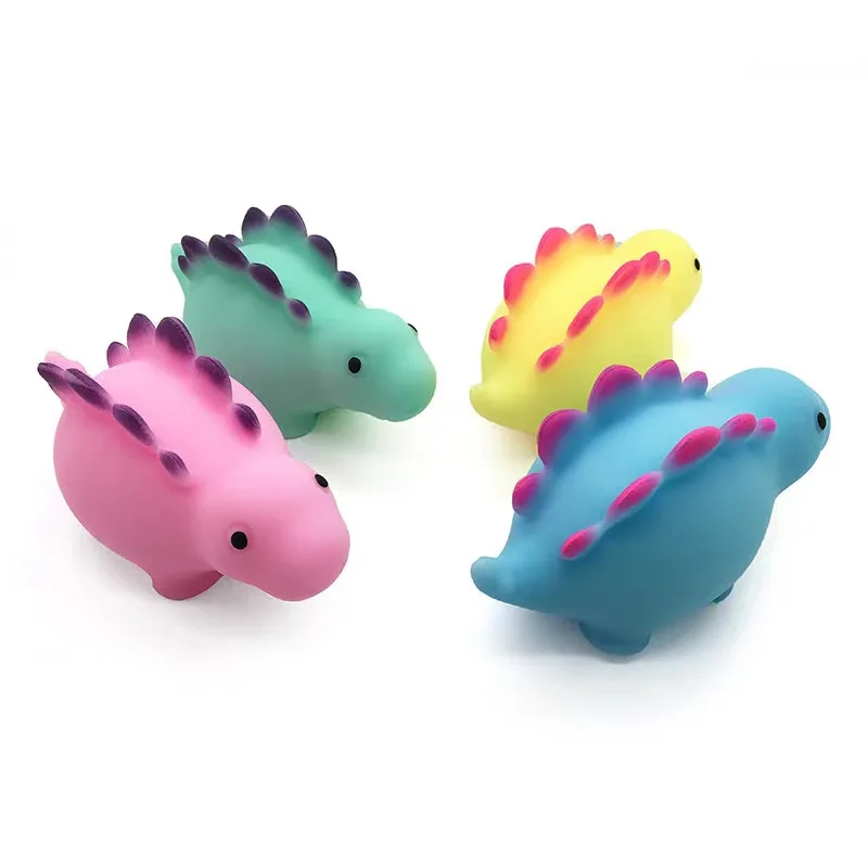 Juguete de simulación de dibujos animados Kawai para niños, Mini Stegosaurus, alivio del estrés, ventilación, autismo, juguete para niños, TPR,