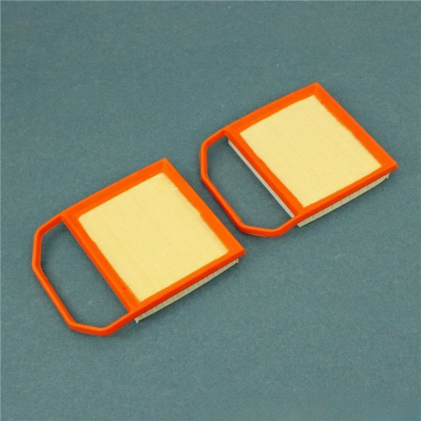 2Pcs Car Engine Air Filter Cleaner Element A2760940504 For Mercedes Benz W205 W212 W166 W222 C43 CLS E320 GLC/E S320L S400 Coupe