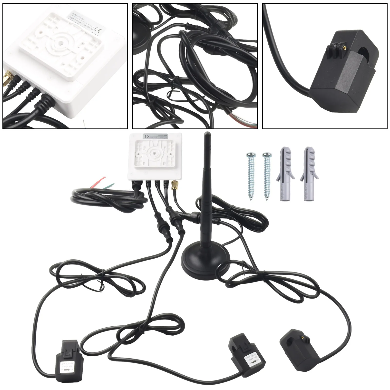 WiFi Single/3 Phase Electricity Energy Meter Real Time Data 80A Capacity Suitable for Residential & Commercial Use