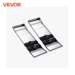 VEVOR Concrete Knee Boards Stainless Steel 28'' x 8'' Concrete Sliders Knee Boards For Concrete Concrete Knee Pads Pair Sliders