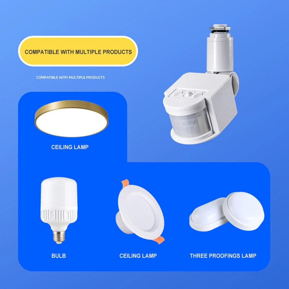 LED Motion Sensor 220V Automatic Infrared PIR Movement Detector Wall Mount Timer Outdoor 220 Volt Sensor Light Switch