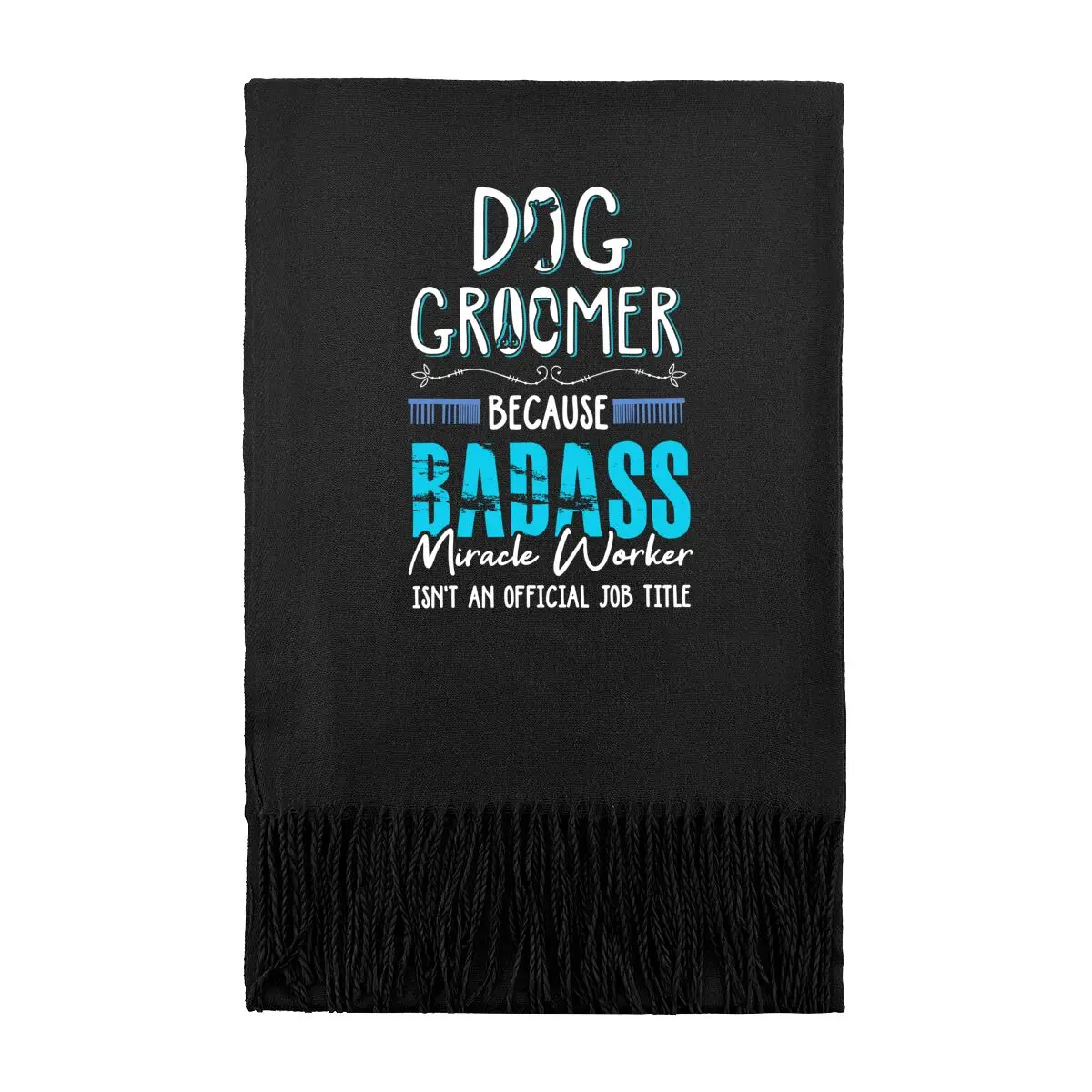 

DJ Groomer Badass Slogan Модный удлиненный теплый шарф — модный дизайн для всех нарядов