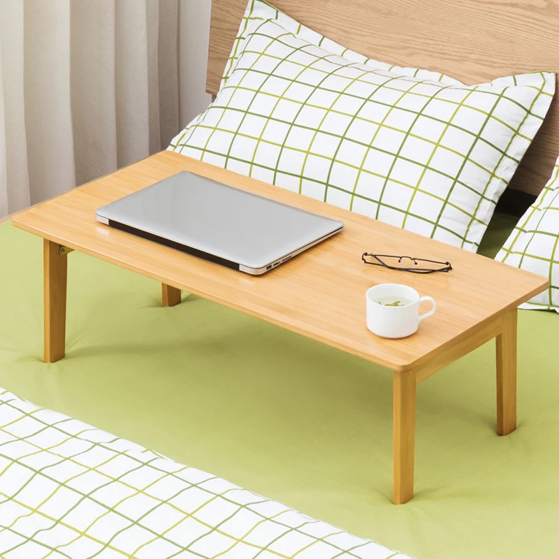 Foldable Laptop Desk Living Room Dining Apartment Tea Table Simple Modern Table Minimalist Baboo Coffee Table