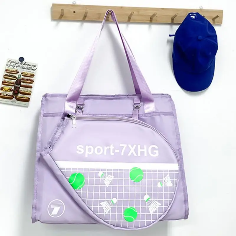 Bolsa de raqueta de tenis, bolsa de bádminton ligera, mochila de tenis de gran capacidad, mochila de bádminton impermeable, bolsa de mano de tenis