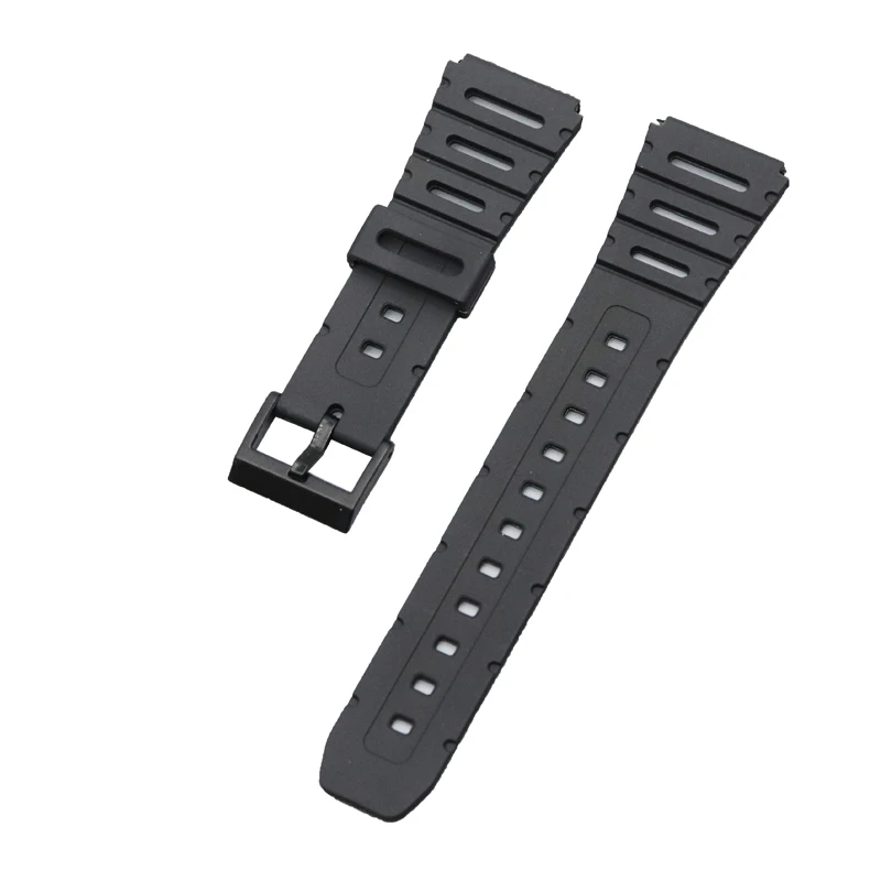 Silicone Watch Strap Watchband for Casio W-720 W-722 W-741 WL-100 CA-53 CA-61 Watch Accessories 20mm Women Men Bracelet