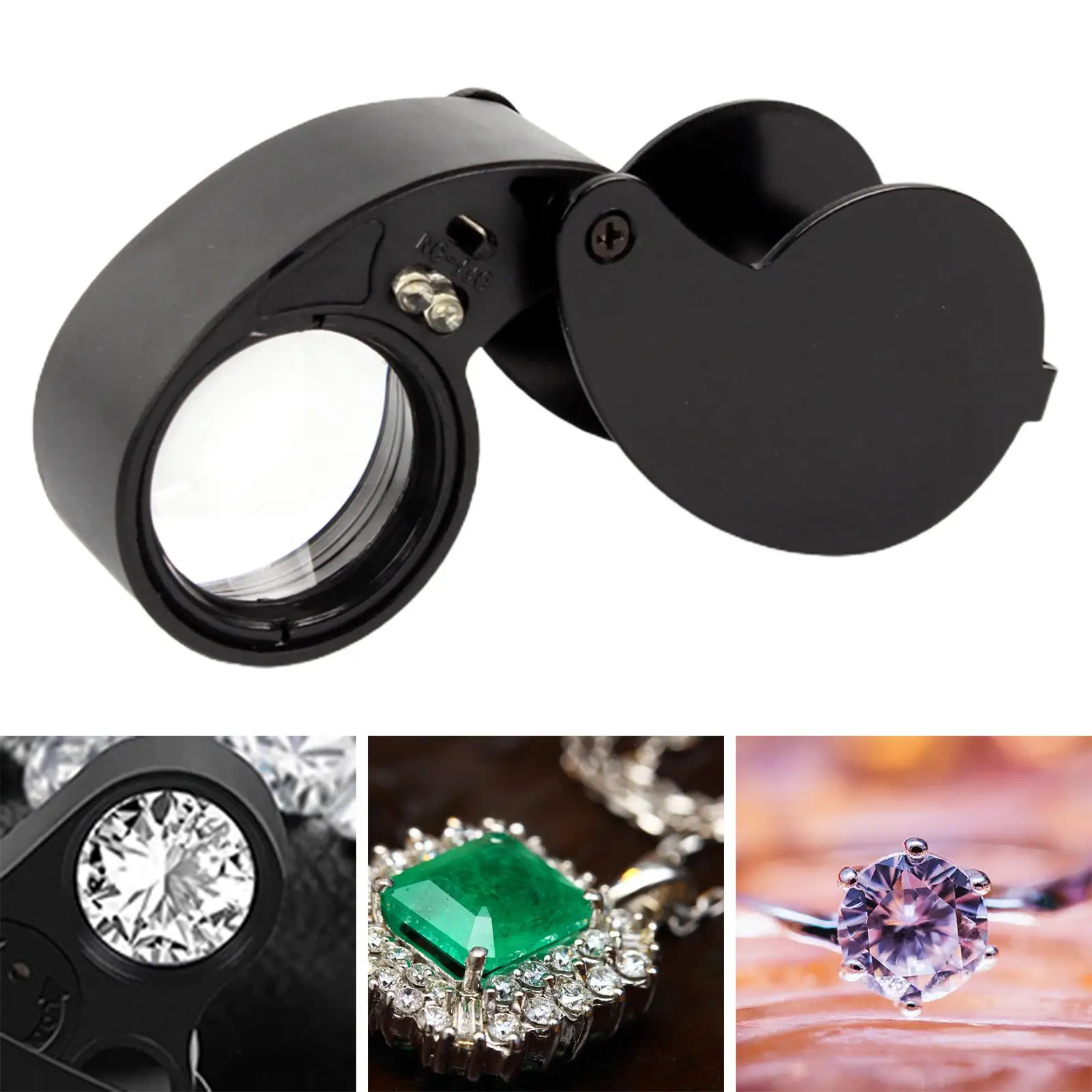 Magnafining Glass with Jewelry Eye Loupe Jewelers Magnifying Glass for Watches