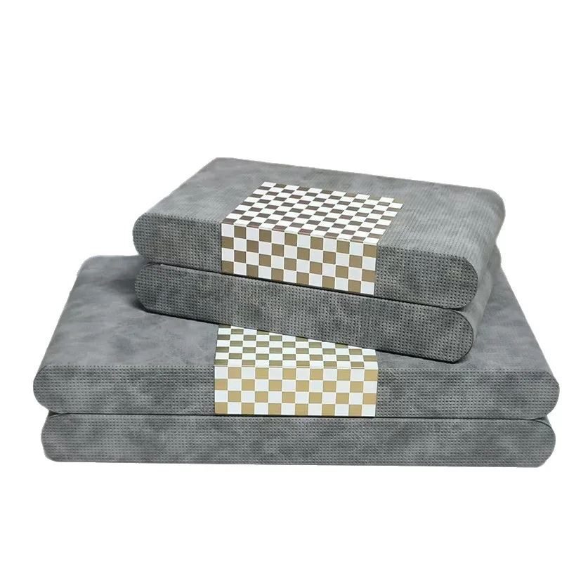 

Modern simple woven leather storage box model room