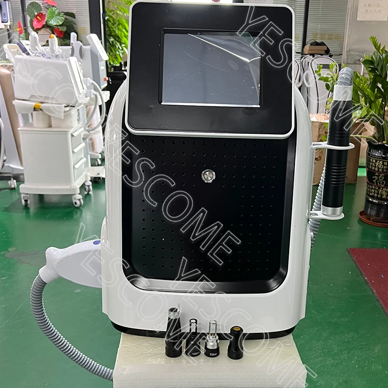 Máquina de remoção de tatuagem a laser picosegundo, sardas, tratamento de acne, 532/755/1064/1320nm, peeling de carbono, dispositivo de rejuvenescimento da pele