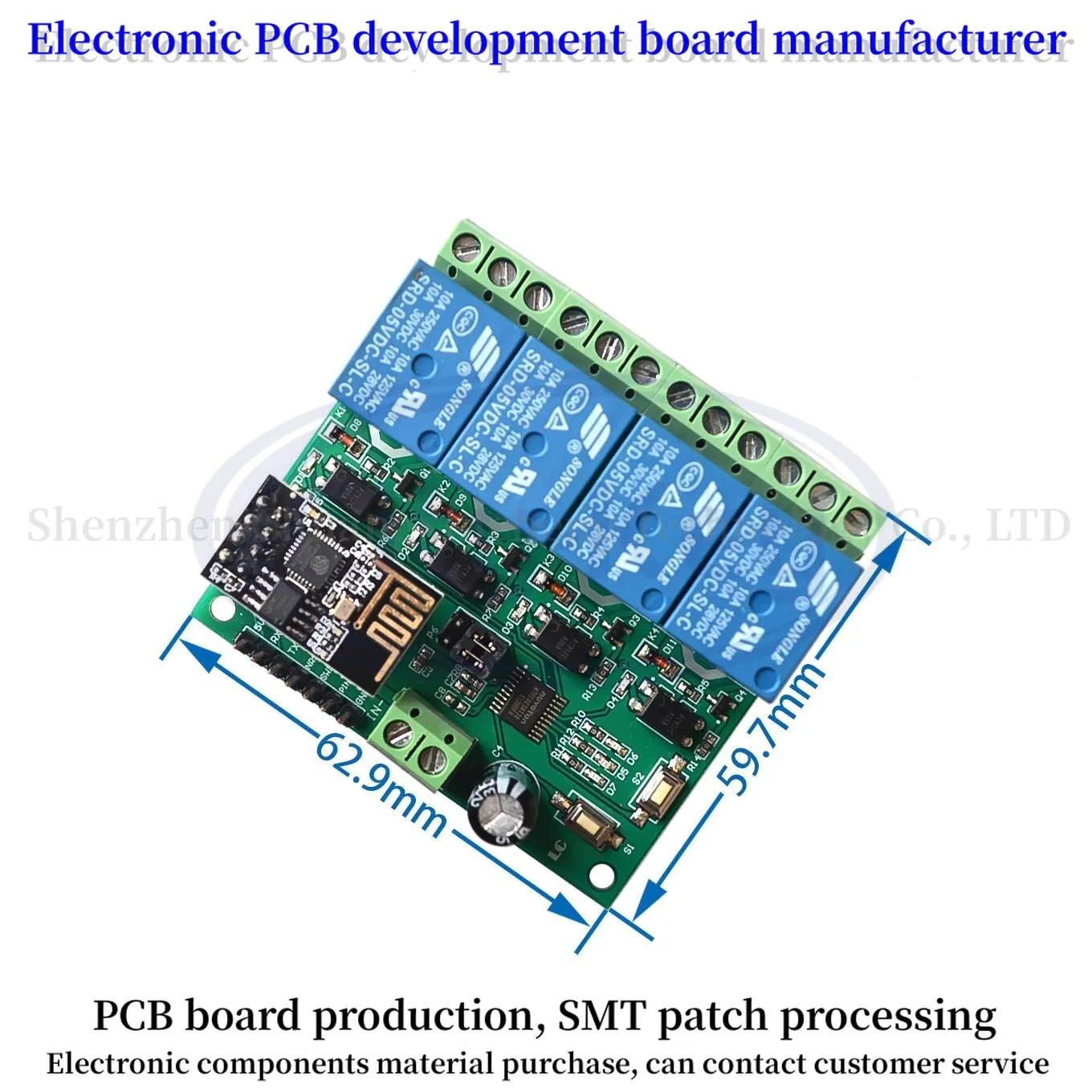 ESP8266 4CH 5V WiFi Relay Module Smart Home Mobile APP Remote Control Switch