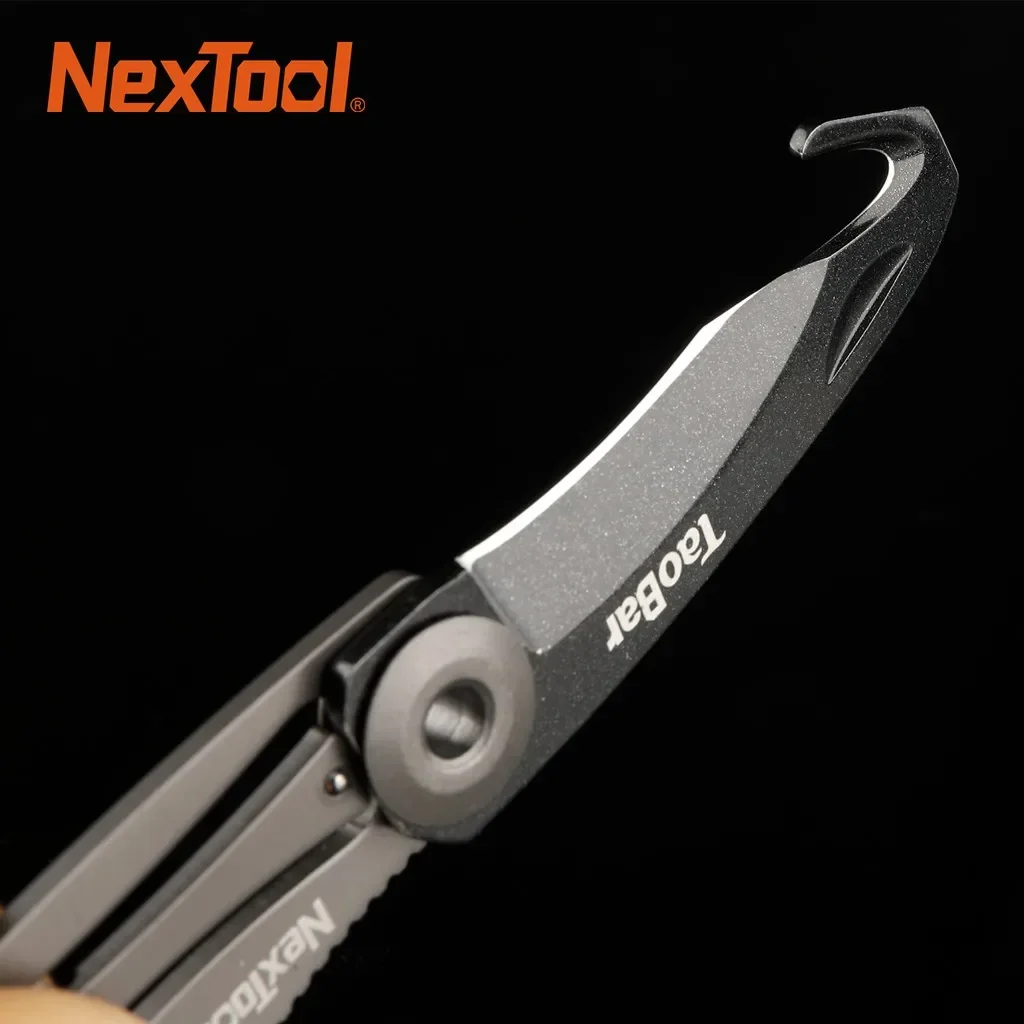 NEXTOOL TaoBar Multi-functional Box Opener Cord Cutter Mini Rescue Knife Keychain Multi-tool Creative EDC Tools