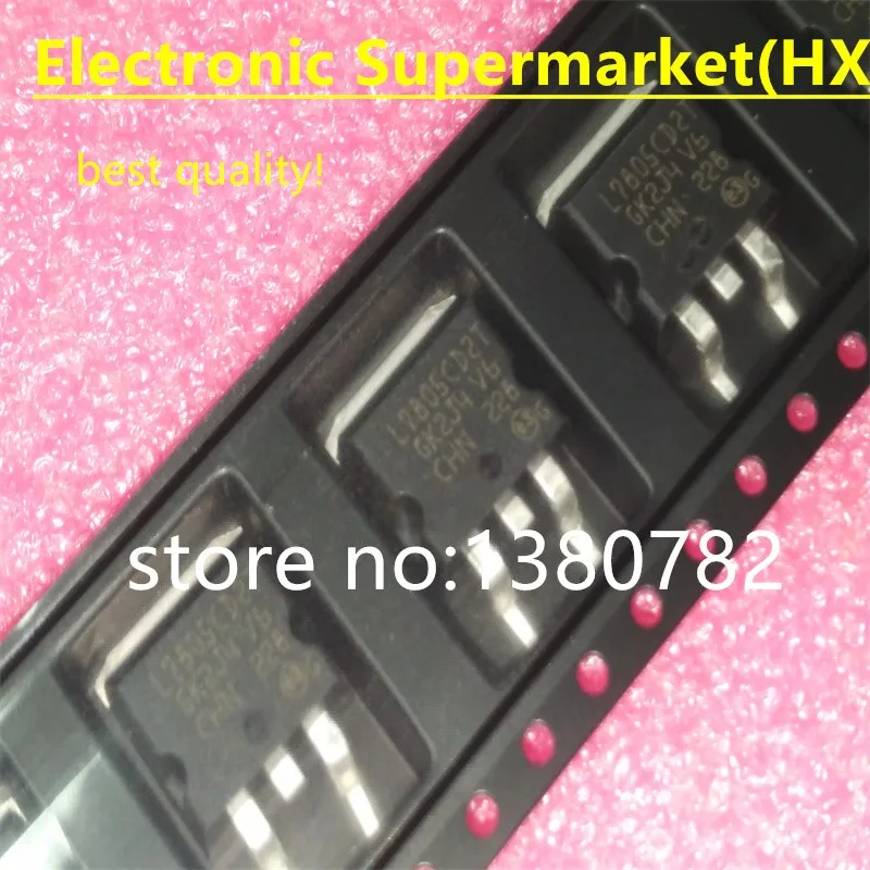 Free shipping 100pcs/lots L7805CD2T L7805CD L7805 TO-263 IC In stock!