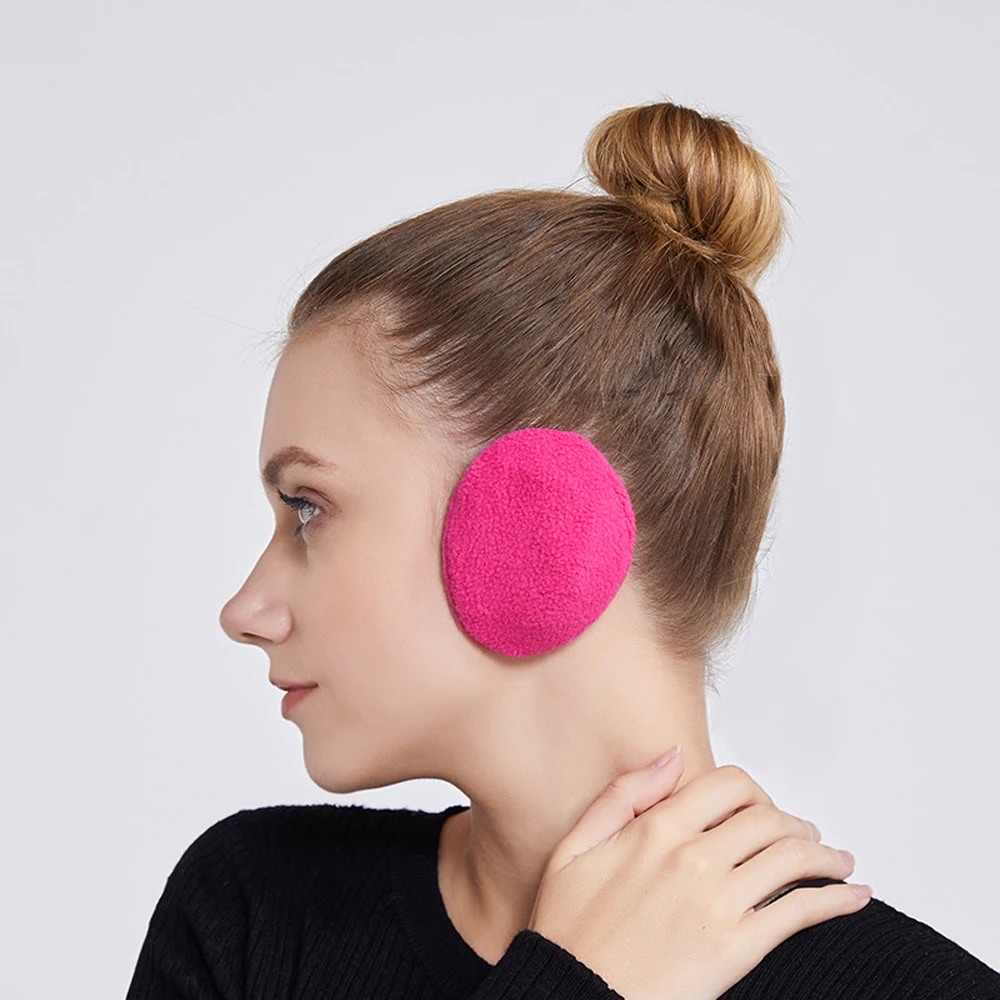 Inverno feminino homem bandless orelha capa earbags velo earmuffs aquecedores de orelha