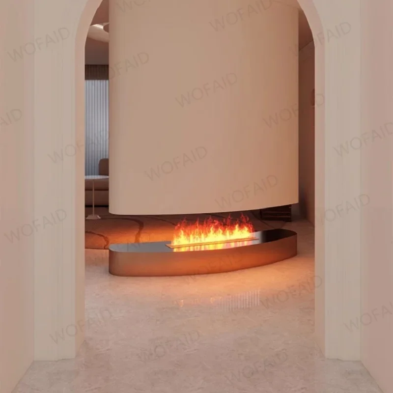 Decorative Electric Fireplaces and Stoves with Fire Imitation 5 Year Warranty 3d Automizing Electric Vapor Fake Flame Fireplace