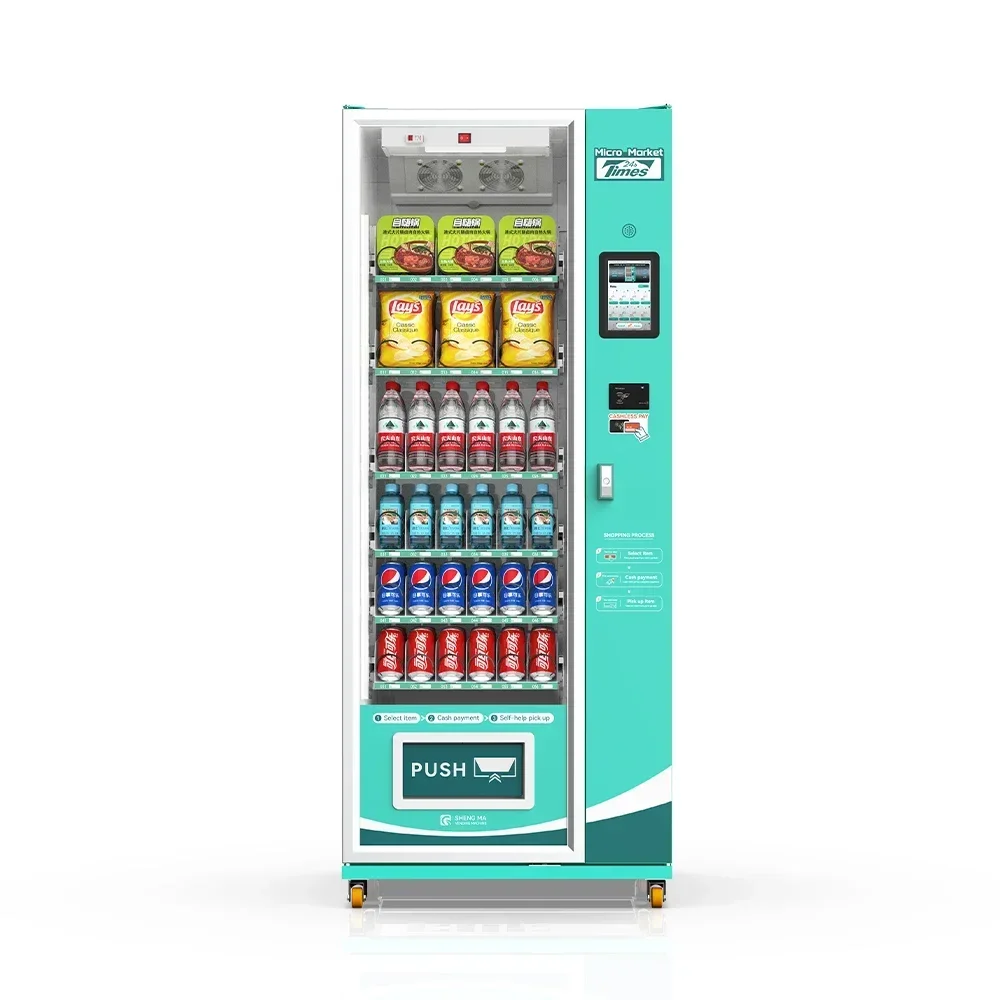 

Wholesale Distributeur Automatique high end vending machine custom vending machine for foods and drinks qr code