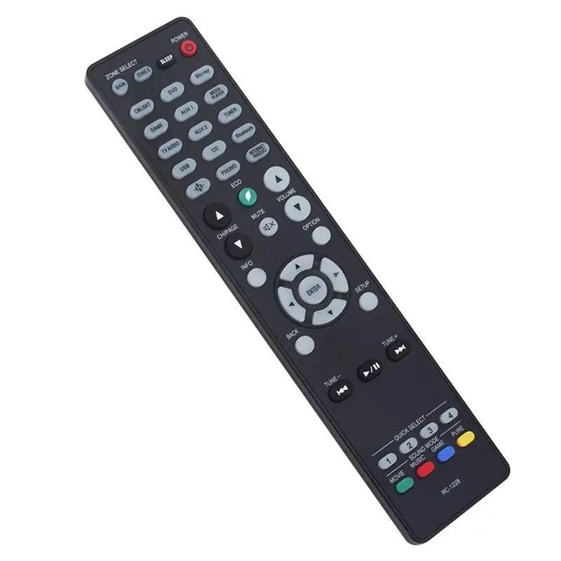 DT39 Replacement Remote Control RC-1228 for Denon AV Receiver AVR-X3600H AVR-X2600H AVR-S950H AVR-X3500H, Black ABS, 2 for AAA