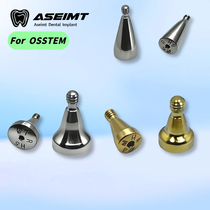 Dental For Osstem implant Healing Abutment TC4ELI Titanium Dental Abutment Healing Cap Customized OEM ODM Dental materials
