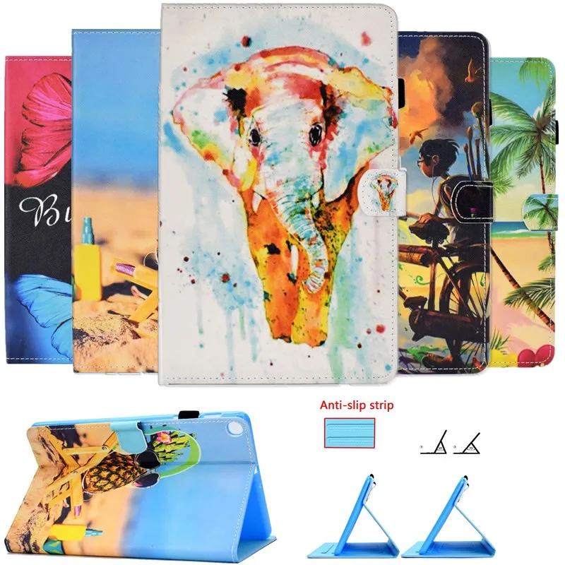 Case for Samsung Galaxy Tab A 2019 SM-T510 SM-T515 T510 T515 Tablet leather Silicone Back Cover case for Tab 10,1  2019 tablet