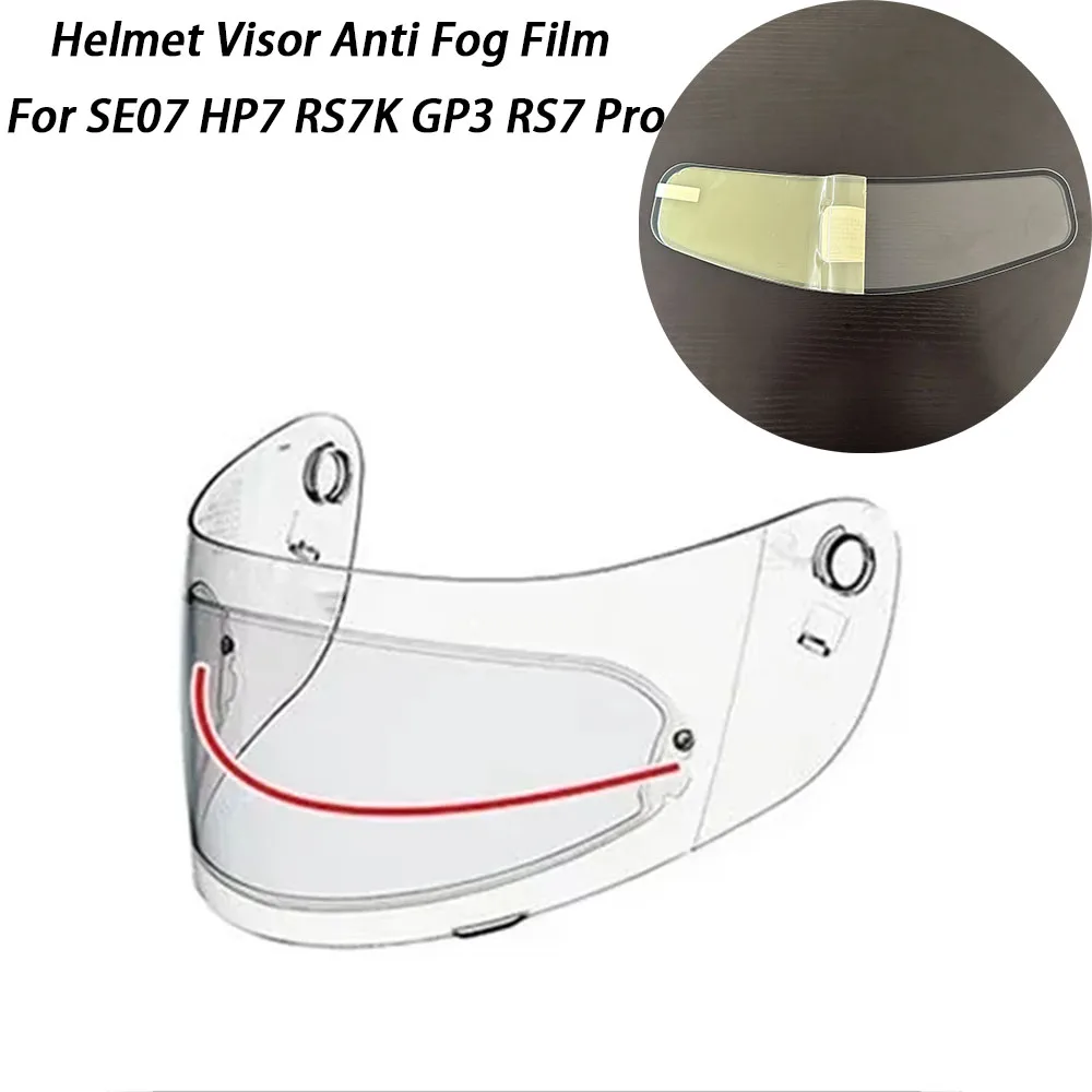 

Motorcycle Helmet Lens Anti Fog Film Accessories For BELL SE07 HP7 RS7K GP3 RS7 Pro Carbon Helmet Visor Film Anti Fog