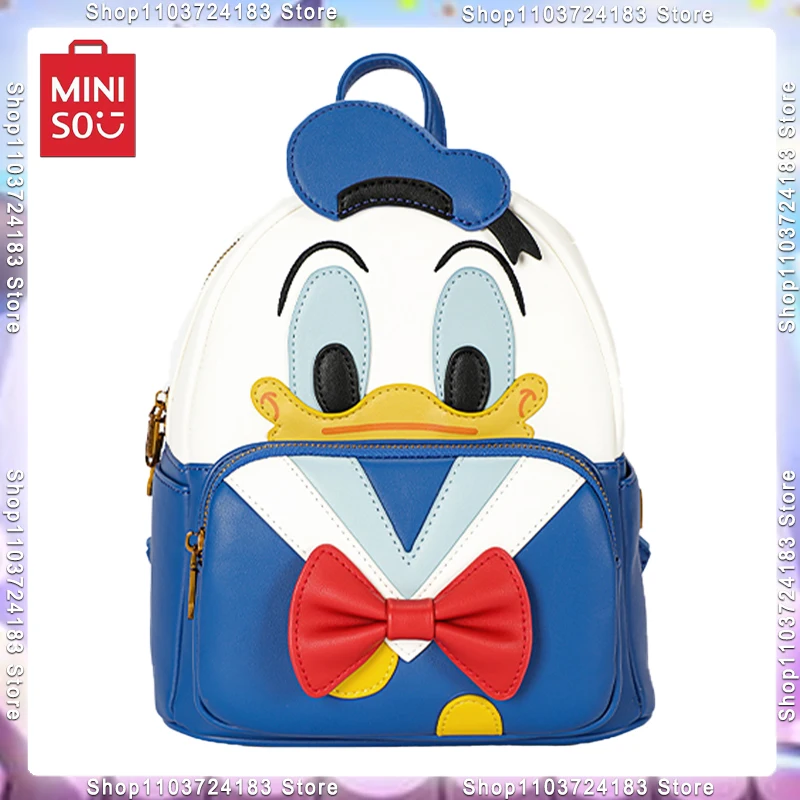 

MINISO Disney Donald Duck Cosplay Mini Backpack Cute Cartoon Backpack Children's Satchel Cartoon Character Backpack Kids Gift