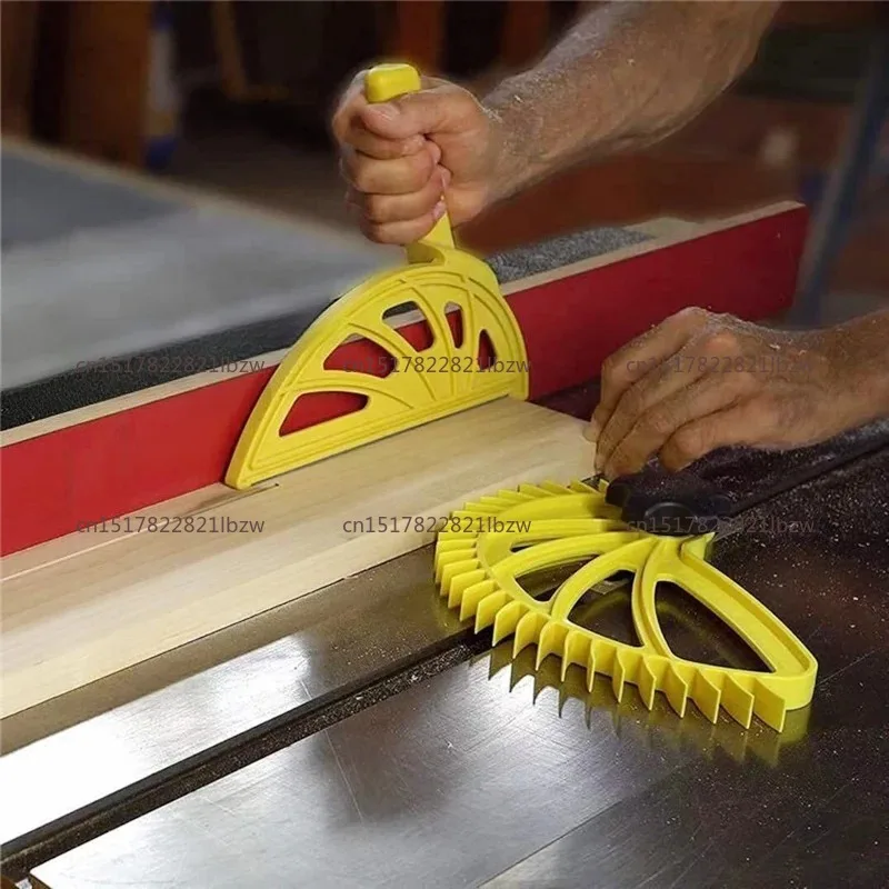 Desktop Saw Woodworking Push Block Plastic Two-In-One Woodworking Saw Push Rod Hedgehog Push Block Table Saw Positioner