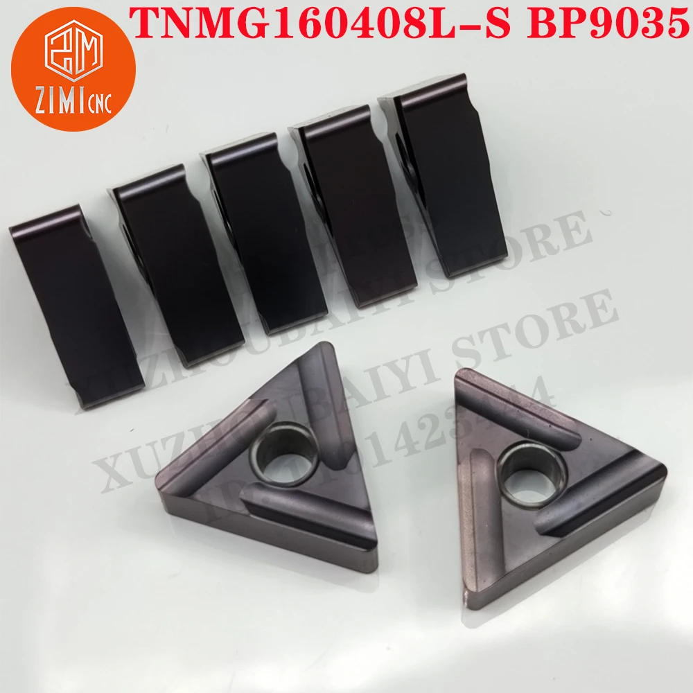 TNMG160408L-S BP9035 TNMG160408L-S Carbide Inserts Turning Tools CNC Cutter Lathe tools metal lathe mechanical Cutting Tool TNMG