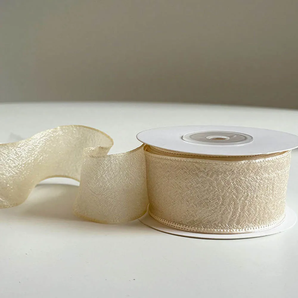 

Шифоновые ленты, 10 ярдов, пряжа «рыбий хвост», лента «рыбий хвост», фэнтезийные плиссированные ленты из пряжи для подарочной упаковки, душ «сделай сам»