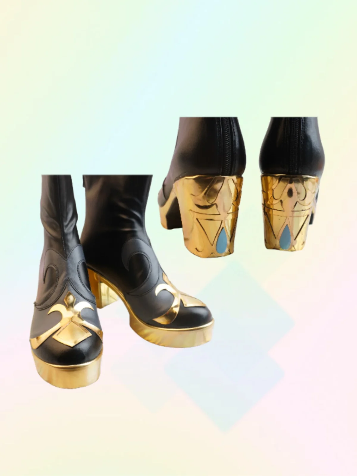 Buty Neuvillette gra Genshin rekwizyty do Cosplay Halloween Cosplay Neuvillette na zamówienie buty