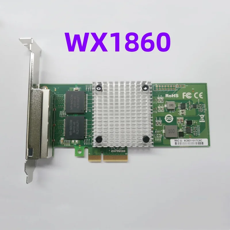 

Controller WX1860 PCIE X4 Gigabit Four-port Network Card