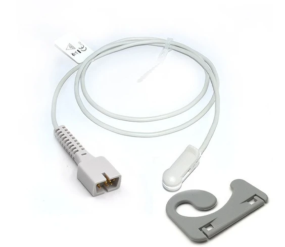 Compatible ECG Monitors Repeated Oxygen Probe Nellcor Adult Ear Clip 7-Pin