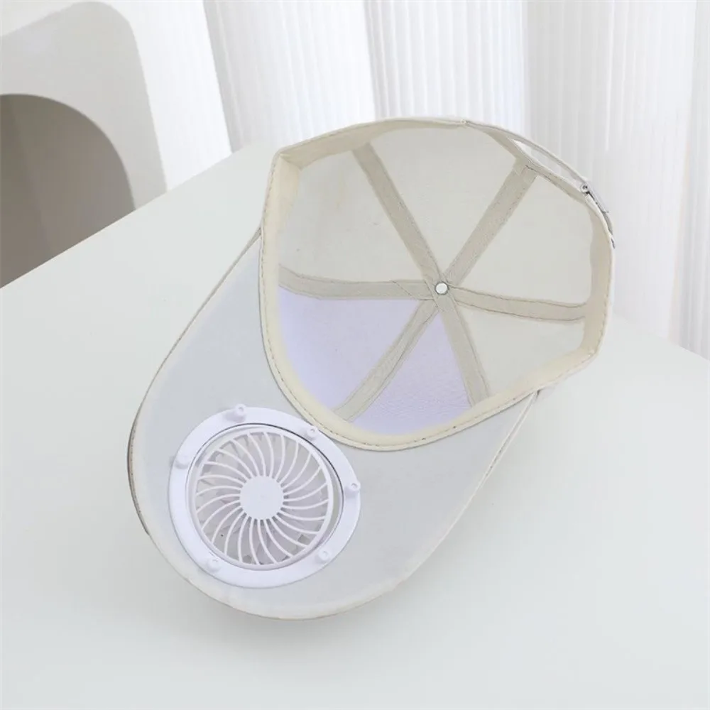 New Built-in Fan Solar Cooling Fan Hat Sunshade Breathable Sun Protection Hat Cooling Fan Rechargeable Battery Fan Hat Summer