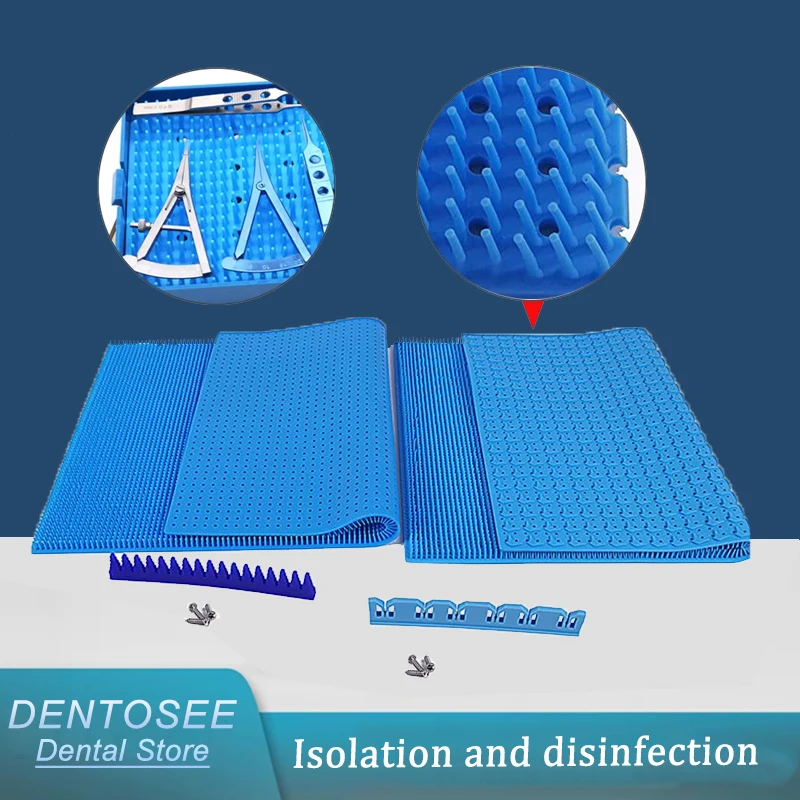 

1PCS Disinfection Pad Ophthalmic Instruments Silicone Pad Mats Sterilization Box Mats Disinfection Mat Surgical Instrument