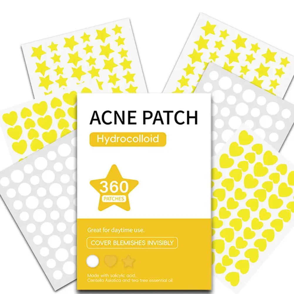 

360pcs/Sheet Invisible Acne Pimple Patch Professional Face Skin Care Repair Acne Healing Absorbing Spot Sticker For Men Women