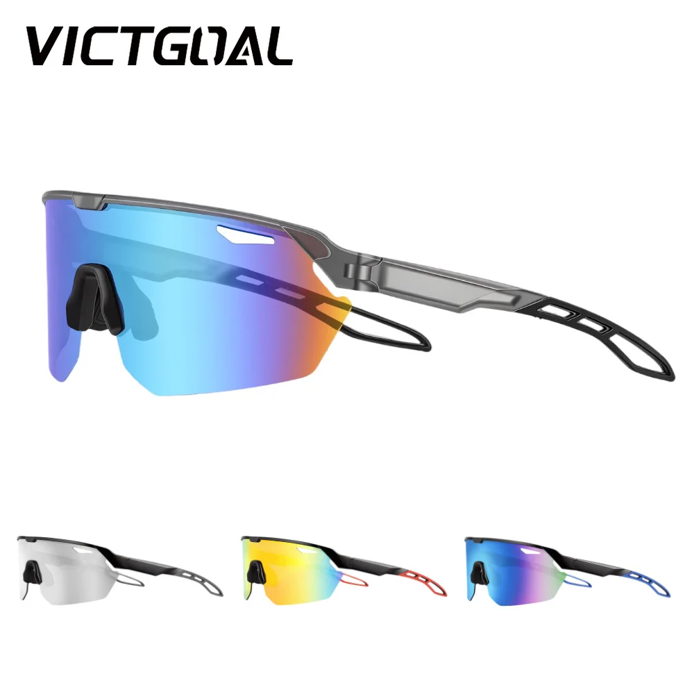 

VICTGOAL Outdoor Sunglasses UV400 Protection Bicycle Glasses Coated Lens Lightweight eyeGlass for Cycling Running Mountaineering