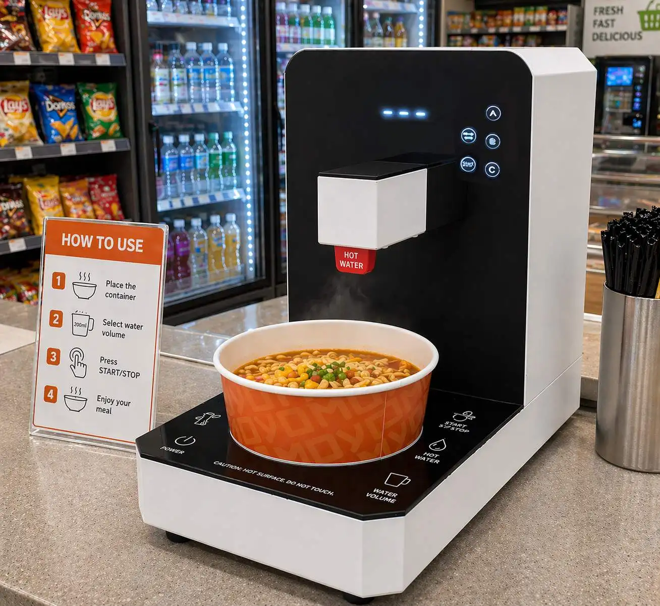 

Stainless Steel Instant Noodle Making Machine For Restaurants And Supermarkets Pasta Shop Kitchen Machine