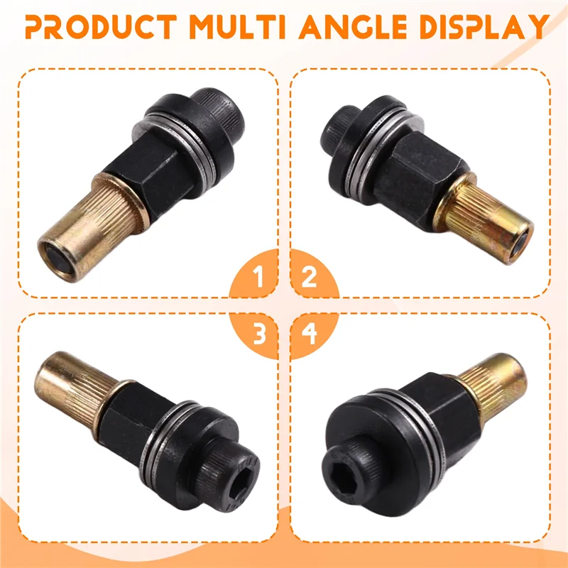 ABJO-Hand Rivet NUT เครื่องมือมือโลดโผนเครื่องมืออะแดปเตอร์ถั่วเครื่องมือสําหรับถั่ว M3 M4 M5 M6 M8 M10 M12 Riveter เครื่องมือ