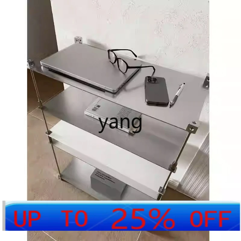 

CX simple modern bookshelf antique stainless steel storage rack household entrance rack